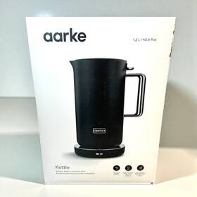 Aarke A1245 Stainless Steel Kettle Matte Black 1.2l Electric 360 Swivel Quiet