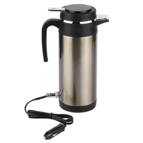 Acouto38yog2p714-01 Acouto 12v Car Electric Kettle 1000ml Stainless Steel In-car Tra