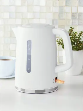 8400778514 Adabi Store 1.7l Electric Kettle White Auto Shut-off Cordless Base Water Gauge