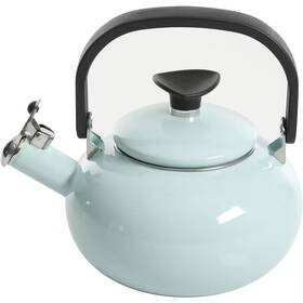 Adrinfly 313099916962 6-cup Stainless Steel Whistling Ergonomic Stovetop Kettle In Glacier Blue With S