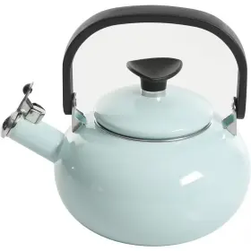Adrinfly 313099916962 6-cup Stainless Steel Whistling Ergonomic Stovetop Kettle In Glacier Blue With S