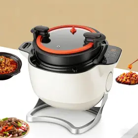 B0gn42m57b Aetereos Commercial Food Processor 6l Automatic Cooking Machine Multifunctional Stir-fr
