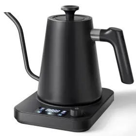 Agorvio 766679301342 Gooseneck Electric Kettle 1 F Precision Control Smart Altitude Adjustment