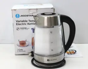3001041bs Aigostar Variable Temperature 1.7l Electric Kettle 1100w Max Model