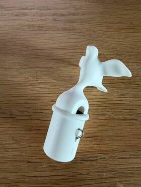 Alessi 003299377268 Replacement Bird Whistle For 9093 Michael Graves Kettle - White