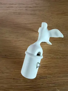 9093 Alessi 003299377268 Replacement Bird Whistle For Michael Graves Kettle - White