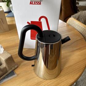 Alessi 003299479269 New In Box Toru Stainless Electric Kettle - 1.7 L For Usa Black