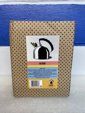 Alessi 9091-fm Melodic Whistling Kettle 2l 9091 Fm Designed By Richard Sapper New