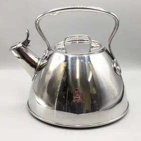 086-7111 All-clad Metalcrafters 2.0 Quart Teapot Stainless Steel Induction Compatible