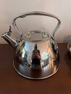 All Clad 117-5143 All-clad Metal Crafters Stainless Steel 2 Quart Whistling Tea Kettle Stoves