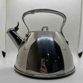 175-4004 All-clad Metalcrafters 2 Quart Stainless Tea Kettle Teapot Induction Compatible Ag