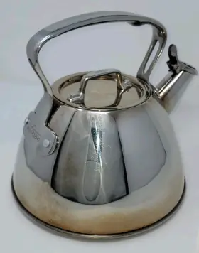 197-5049 All-clad Metal Crafters Stainless Steel Tea Kettle 2 Quart A4