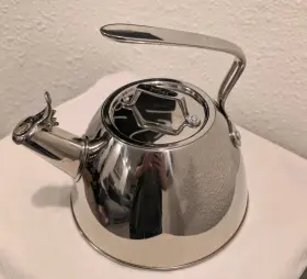 315-8218 All-clad Large 2 Quart Stainless Steel Whistling Tea Kettle Pot