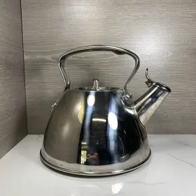356-2285 All-clad Tea Kettle Metalcrafters Stainless Steel 2 Quart Induction Compatible