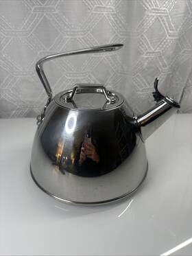 All-clad 423-7296 All-clad Stainless Steel 2-quart Tea Kettle - Gently Used Condition