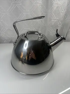 423-7296 All-clad Stainless Steel 2-quart Tea Kettle - Gently Used Condition