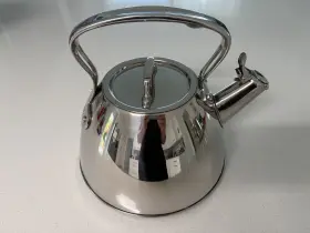 445-8323 All-clad Stainless Steel Stovetop Tea Kettle 2 Quart Induction Compatible