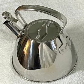 449-6293 All-clad Metalcrafters Stainless Steel Whistling Tea Kettle Pot 2 Quart A4