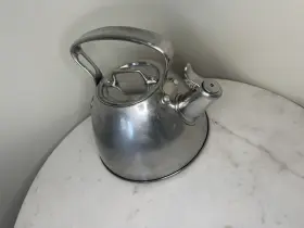 684-0104 All-clad Metalcrafters 2 Quart Stainless Tea Kettle Teapot Induction Compatible
