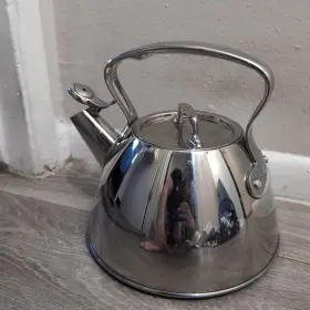 694-7079 All-clad Tea Kettle Metalcrafters Stainless Steel 2 Quart Induction Compatible