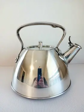 7191 All-clad Metal Crafters 2 Quart Whistling Stainless Steel Kettle Tea Pot