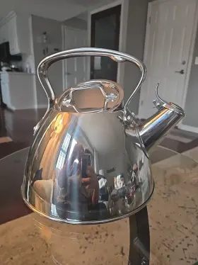 A4-323-5261 All-clad Metal Crafters 2.0 Quart Stainless Tea Kettle Induction Compatible New