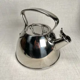 A4004-3093 All-clad Metalcrafters 2 Quart Stainless Tea Kettle Teapot Induction Compatible