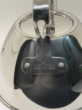 All-clad A4478-1215 All-clad Stainless Steel Stove Top Tea Kettle Induction Compatible 2.0 Qt