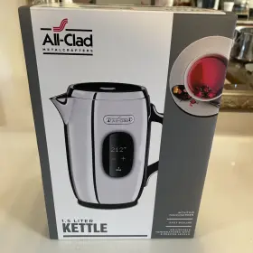 Ke18-a All-clad Glad 1.5l Electric Kettle Touchscreen Stainless Steel With 9 Temperature