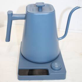 Ambiano 836904 Blue Gooseneck Stainless Steel Electric Pour Over Kettle Guc Works