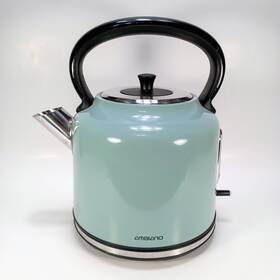 Ambiano Gt-wkeds-09-us Electric Kettle Retro Style Pale Green 1.7 Liter Capacity And Power Base