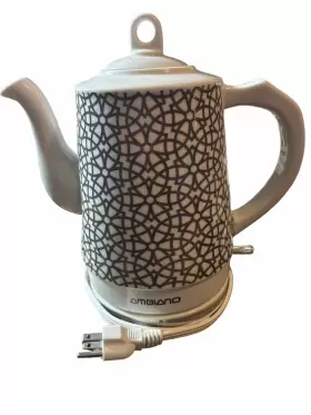 Kk-2039 Ambiano Ceramic Electric Kettle 1.6 L Model Gray And White