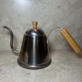 13393 Aoyoshi Casual Product Bar Drip Pot Kettle 1.0l Mirror Silver From Japan