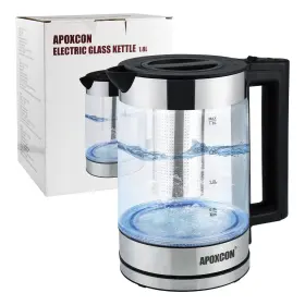 Apoxcon 739608335527 Electric Kettle For Boiling Water 1.8l Tea With Removable Infuser Bor