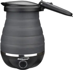 Kt-1508bk Appliances 711181759297 .85-quart Dual-voltage Collapsible-travel Kettle Black