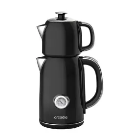 Arcadia 061043370012 Electric Turkish Black And Herbal Tea Maker Kettle Stainless Steel Tem