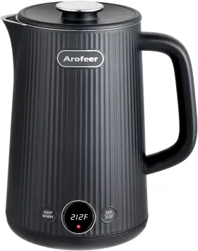 Aek01-tc Arofeer Electric Kettle Temperature Control 1200w Hot Water With 304 St