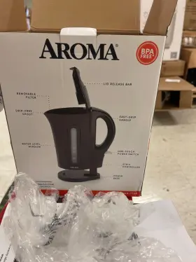 Awk-110b Aroma Coffee 021241201100 7 Cup Electric Kettle One Touch Operation 1.7 L New Open Box