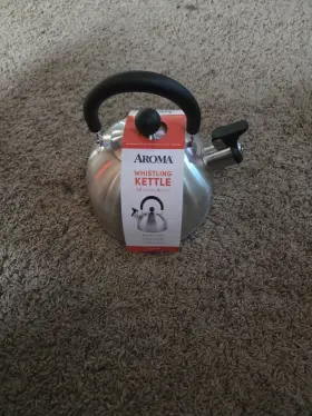Awk-010a Aroma Coffee Whistling Kettle - Stainless Steel New