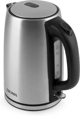 Awk-1402sb Aroma Housewares 1.7l / 7-cup Stainless Steel Electric Kettle With Cordless Pouring Automatic Ke