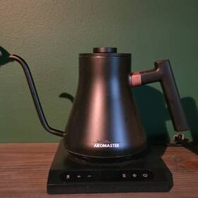 Aromaster Sk-0903d Cordless Electric Kettle 0.9l 1200w Black Stainless Steel