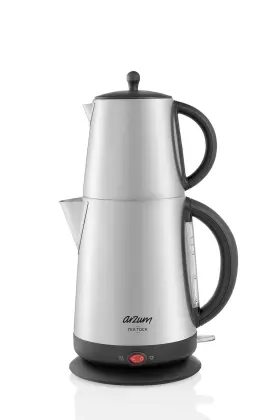 Arzum 693184914212 Tea Tock Electric Turkish Maker Stainless Steel 120v