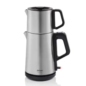Arzum 693184917640 Teacharm Turkish Tea Maker Stainless Steel Auto Shut-off Boil-dry Protecti