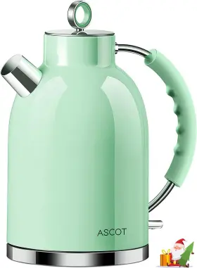 Ascot 729920895946 Electric Kettle Stainless Steel Tea Gifts For Men/women/fami
