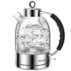 Ascot 729920896073 Electric Kettle Glass Tea Gifts For Men/women/family 1.5l 15