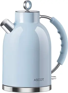 Ascot 791450370910 Electric Kettle Tea Stainless Steel Water Boiler Fa