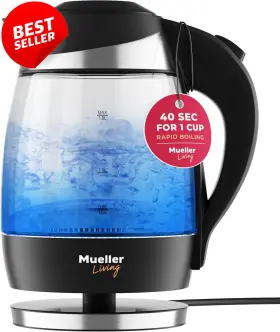 Mlr0020 Austria Living Electric Kettle 1500w Speedboil 1.8l Cordless Led Light Bpa Free Us