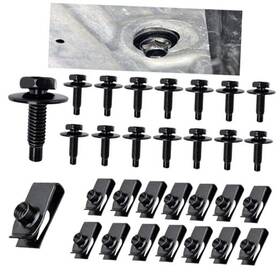 Axyuada 11503714 30pcs M6-1.0 Body Bolt Kit With U-nuts - Compatible