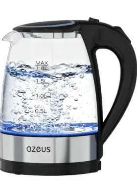 45sfg Azeus Fast Boil Electric Water Kettle 1.8l Large Capacity With Auto Shut-off