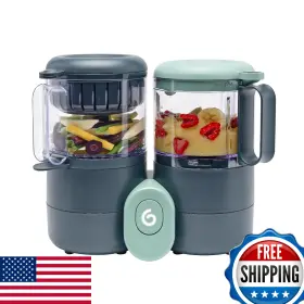 B09sj3zxgy Babymoov Duo Meal Lite Baby Food Maker - 4-in-1 Processor Steam Cooker